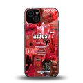 aries aesthetic collage back phone cover | glass case for iphone 13