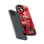 aries aesthetic collage back phone cover | glass case for iphone 15 plus