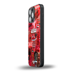 aries aesthetic collage back phone cover | glass case for iphone 16 pro max