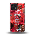 aries aesthetic collage back phone cover | glass case for nothing phone 2