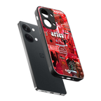 aries aesthetic collage back phone cover | glass case for oneplus nord 3