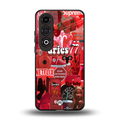 aries aesthetic collage back phone cover | glass case for oneplus nord ce 4