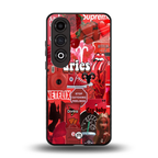 aries aesthetic collage back phone cover | glass case for oneplus nord ce 4