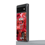 aries aesthetic collage back phone cover | glass case for google pixel 6