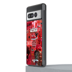 aries aesthetic collage back phone cover | glass case for google pixel 7 pro