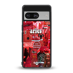 aries aesthetic collage back phone cover | glass case for Google Pixel 8