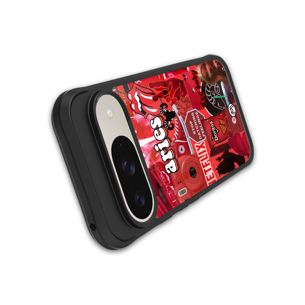 aries aesthetic collage back phone cover | glass case for google pixel 9