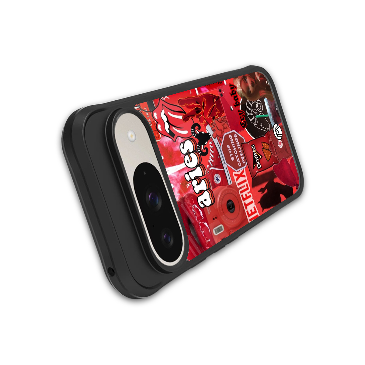 aries aesthetic collage back phone cover | glass case for google pixel 9