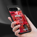 aries aesthetic collage back phone cover | glass case for google pixel 9 pro xl