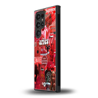 aries aesthetic collage back phone cover | glass case for samsung galaxy s24 ultra