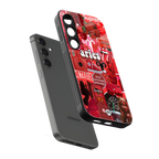 aries aesthetic collage back phone cover | glass case for samsung galaxy s23