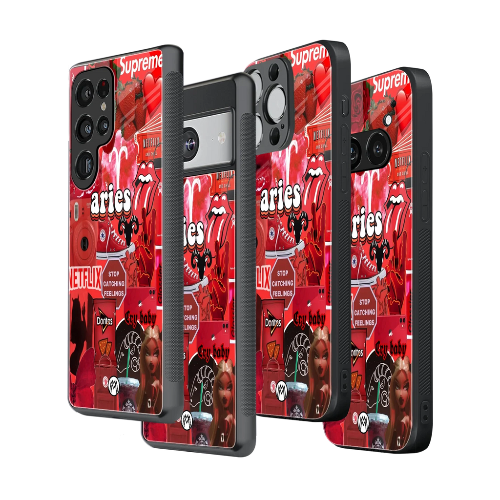 Stylish Glass Back Case for All Smartphones – iPhone, Samsung, OnePlus, Pixel, Redmi, Oppo, Vivo, Motorola