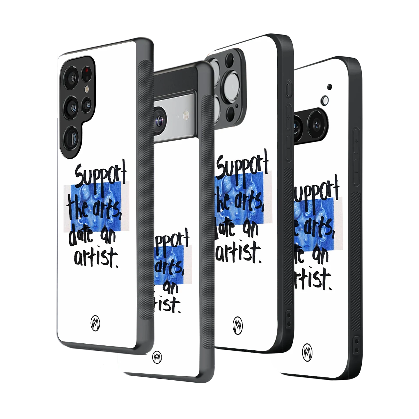 Stylish Glass Back Case for All Smartphones iPhone, Samsung, OnePlus, Pixel, Redmi, Oppo, Vivo, Motorola