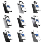Durable Glass Back Mobile Case for iPhone, Samsung, OnePlus, Google Pixel, Redmi, Vivo, Oppo