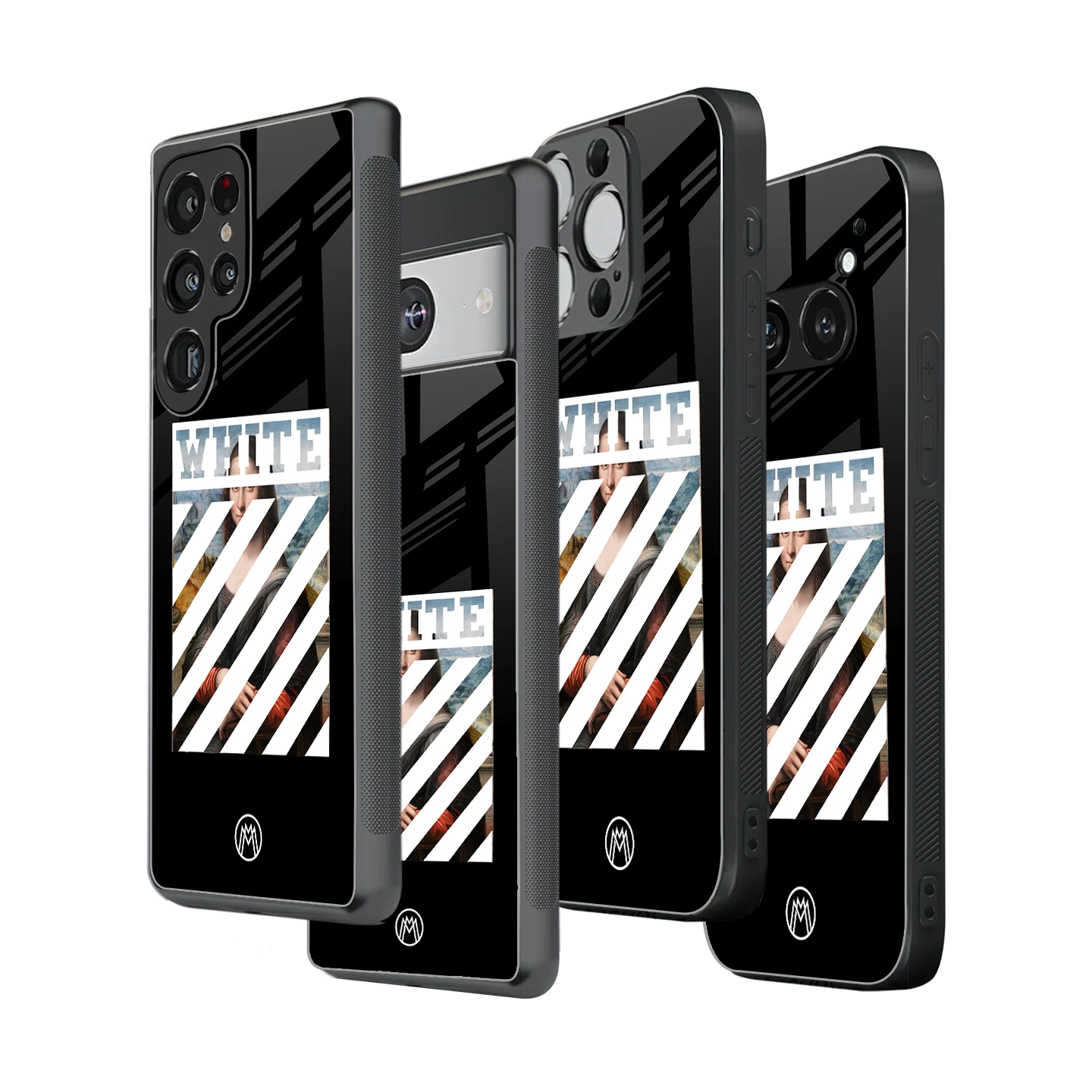 Stylish Glass Back Case for All Smartphones iPhone, Samsung, OnePlus, Pixel, Redmi, Oppo, Vivo, Motorola