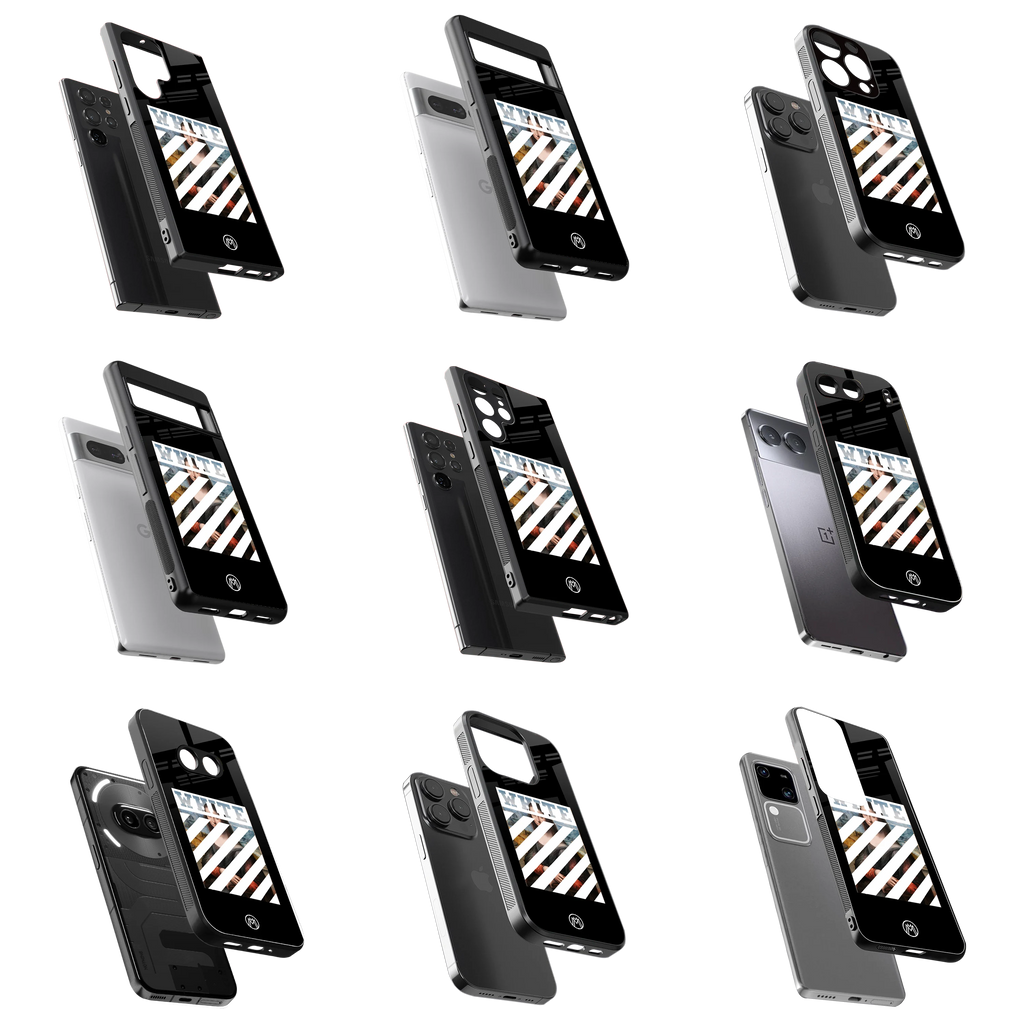 Durable Glass Back Mobile Case for iPhone, Samsung, OnePlus, Google Pixel, Redmi, Vivo, Oppo
