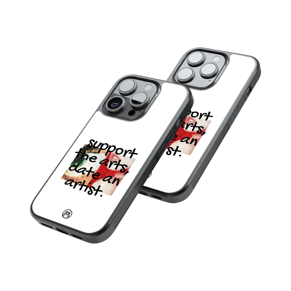 Protective Glass Back Phone Case Compatible with iPhone, Samsung, OnePlus, Pixel & More