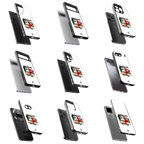 Durable Glass Back Mobile Case for iPhone, Samsung, OnePlus, Google Pixel, Redmi, Vivo, Oppo