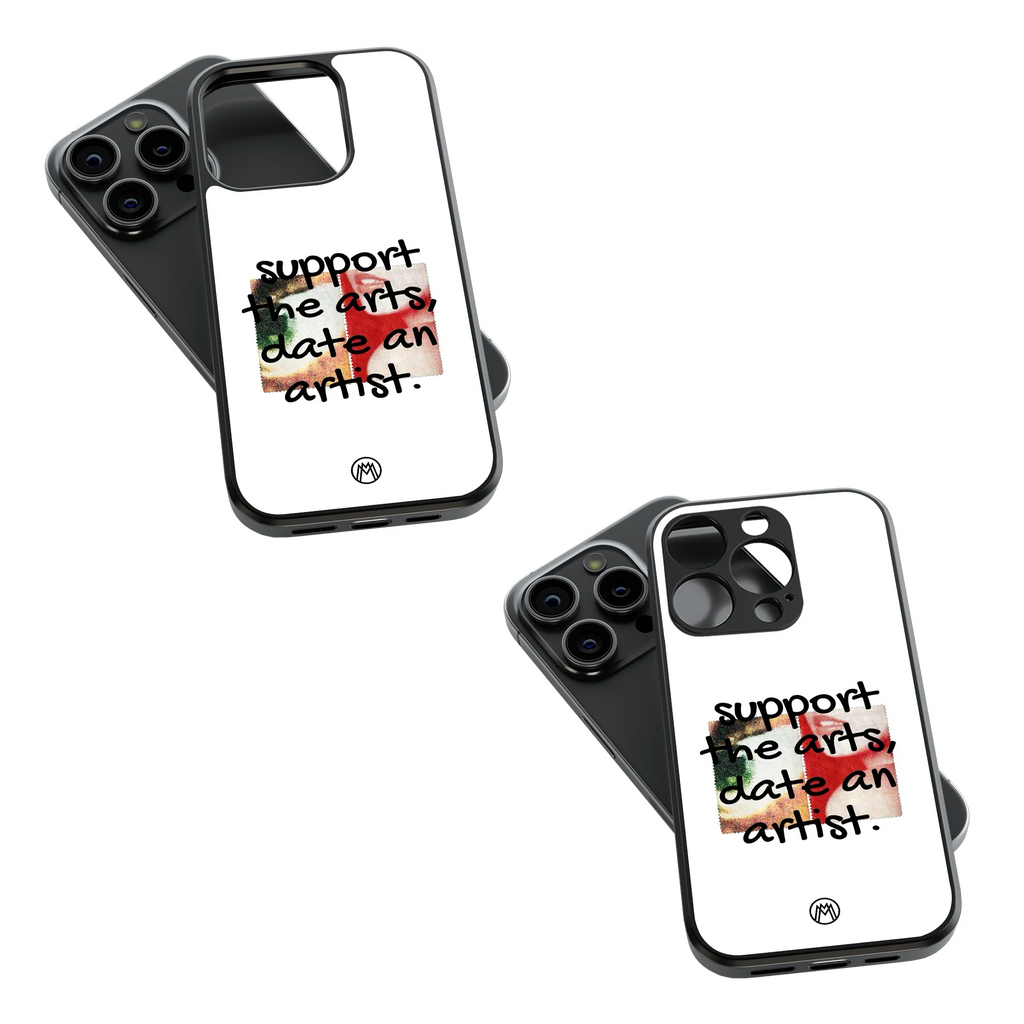 Trendy Glass Back Mobile Case for iPhone, Samsung, Redmi, OnePlus, Google Pixel, Motorola