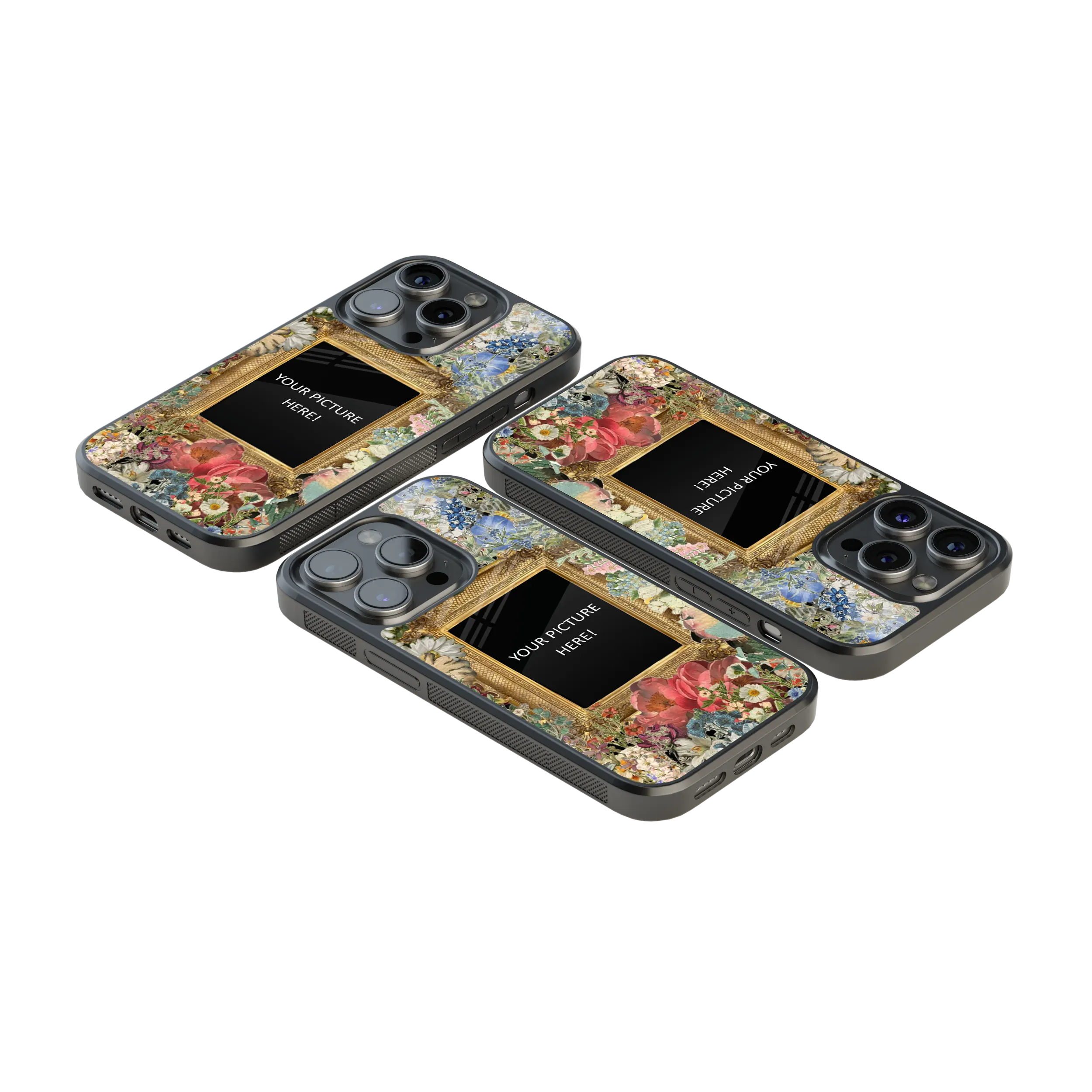 Polaroid Personalised Glass Phone Case