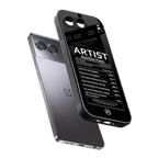 artist nutrition facts back phone cover | glass case for oneplus nord 4