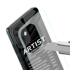 artist nutrition facts back phone cover | glass case for oneplus nord ce 3