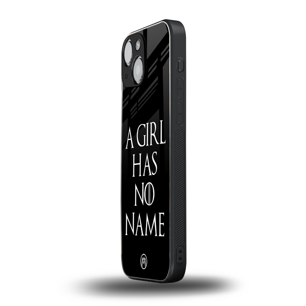 arya stark back phone cover | glass case for iphone 13 mini