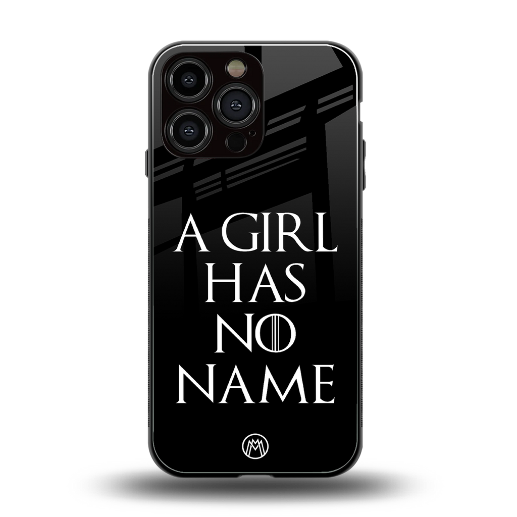 arya stark back phone cover | glass case for iphone 13 pro max