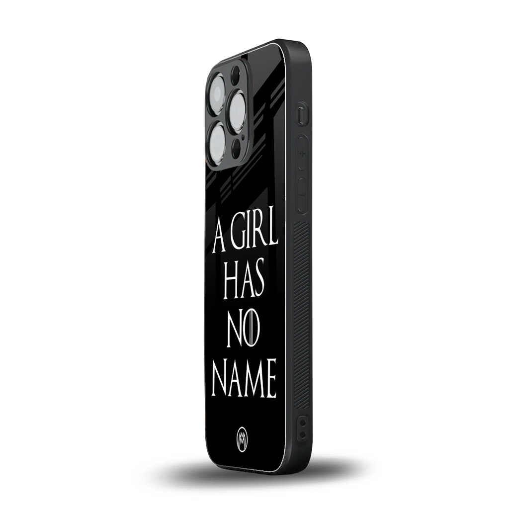 arya stark back phone cover | glass case for iphone 13 pro