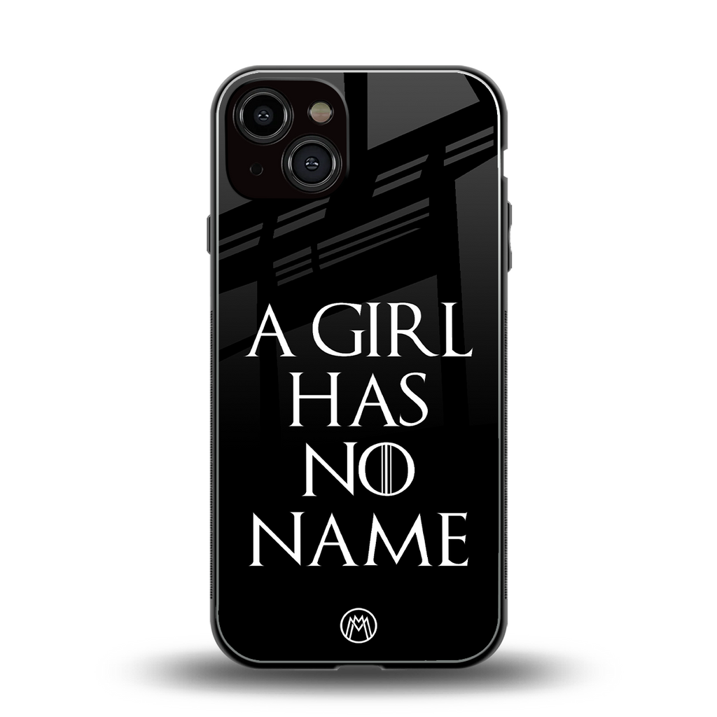 arya stark back phone cover | glass case for iphone 13