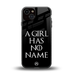 arya stark back phone cover | glass case for iphone 13