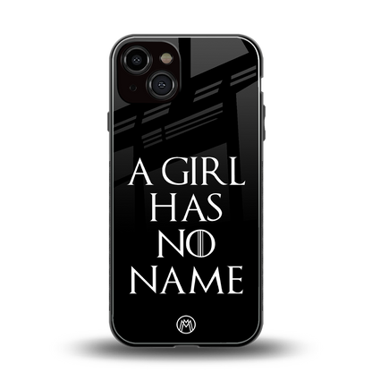 arya stark back phone cover | glass case for iphone 13