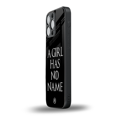 arya stark back phone cover | glass case for iphone 16 pro max