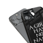 arya stark back phone cover | glass case for iphone 13 mini