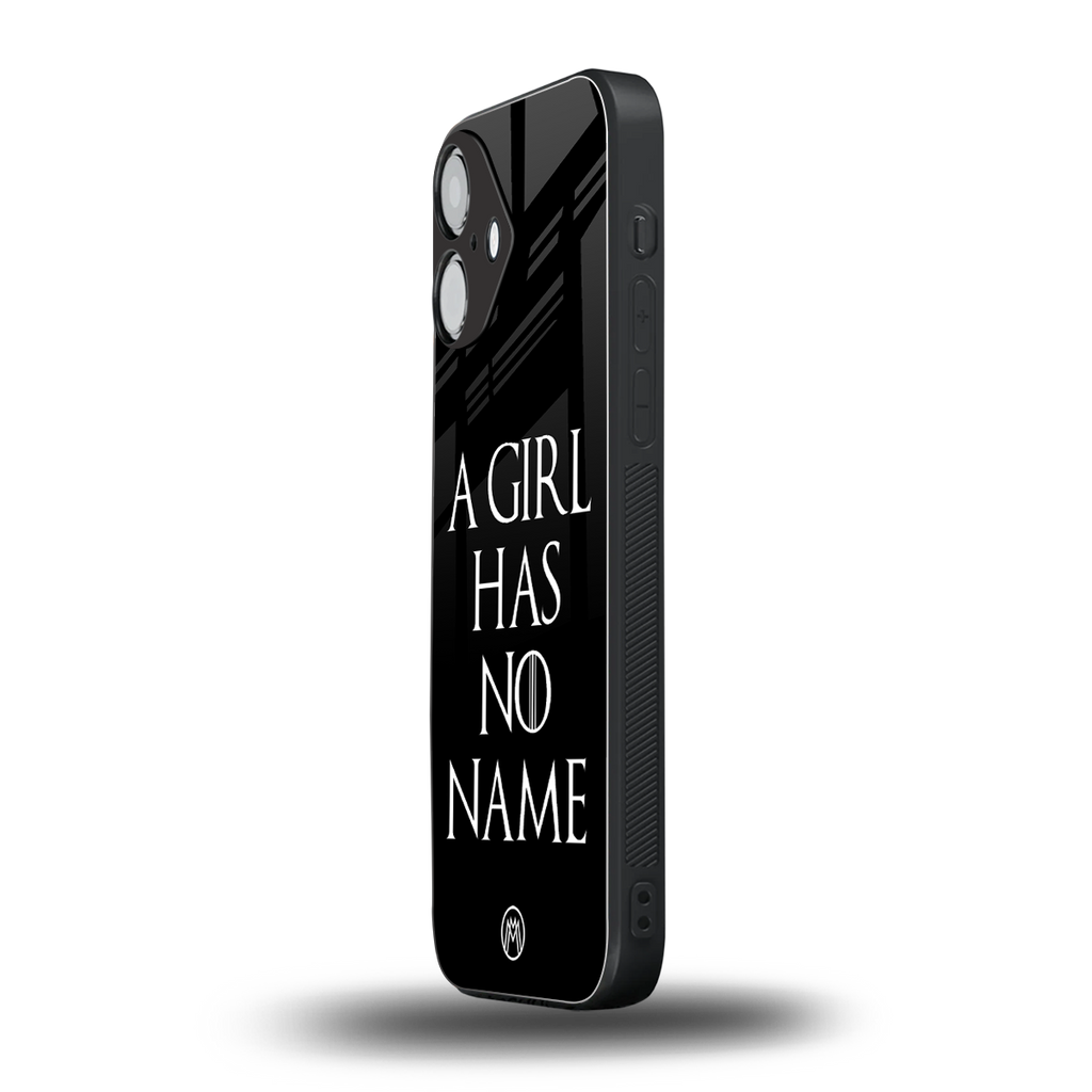 arya stark back phone cover | glass case for iphone 16