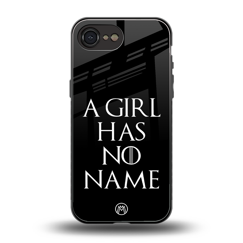 arya stark back phone cover | glass case for iphone 16e