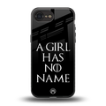 arya stark back phone cover | glass case for iphone 16e