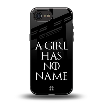 arya stark back phone cover | glass case for iphone 16e