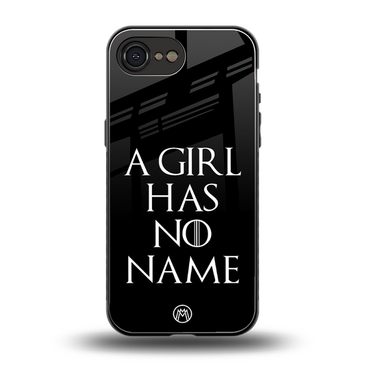 arya stark back phone cover | glass case for iphone 16e
