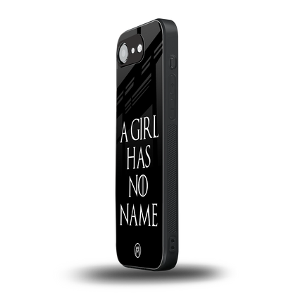 arya stark back phone cover | glass case for iphone 16e