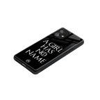 arya stark back phone cover | glass case for nothing phone 1