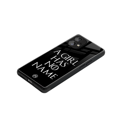 arya stark back phone cover | glass case for nothing phone 1