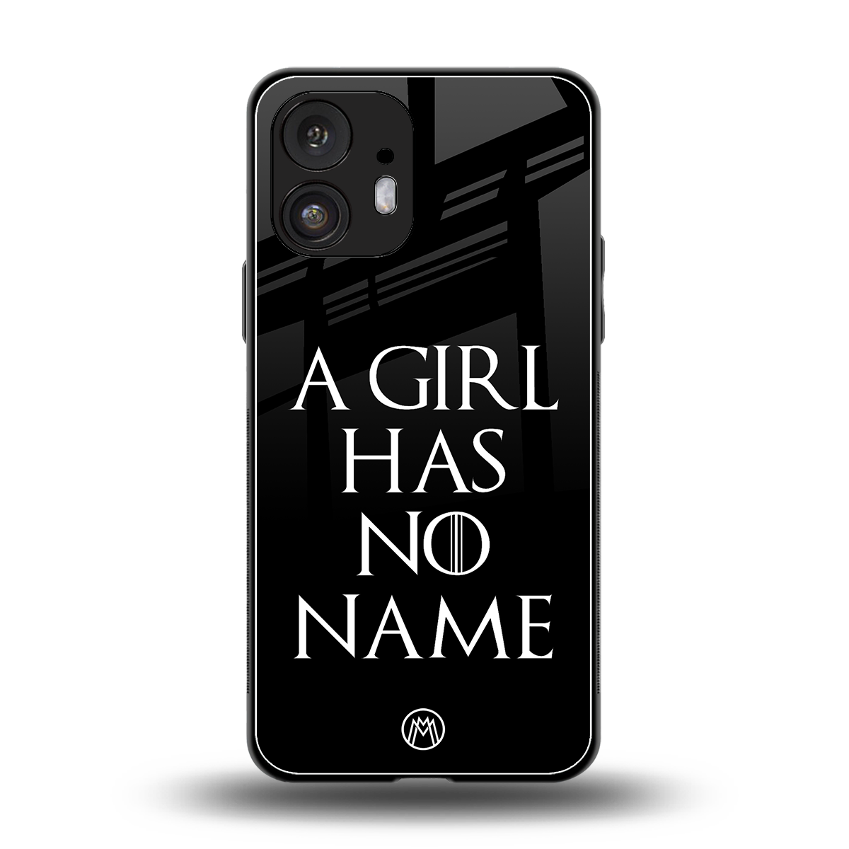 arya stark back phone cover | glass case for nothing phone 2