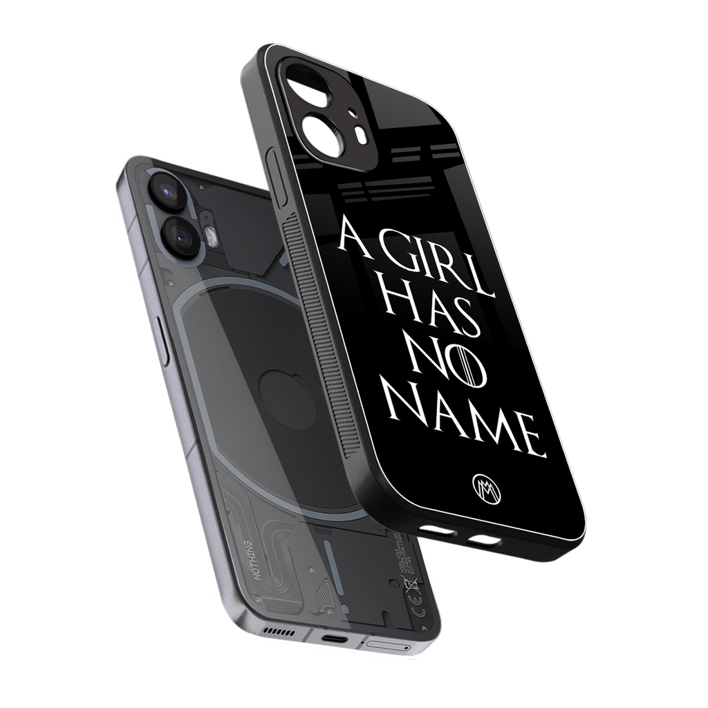 arya stark back phone cover | glass case for nothing phone 2