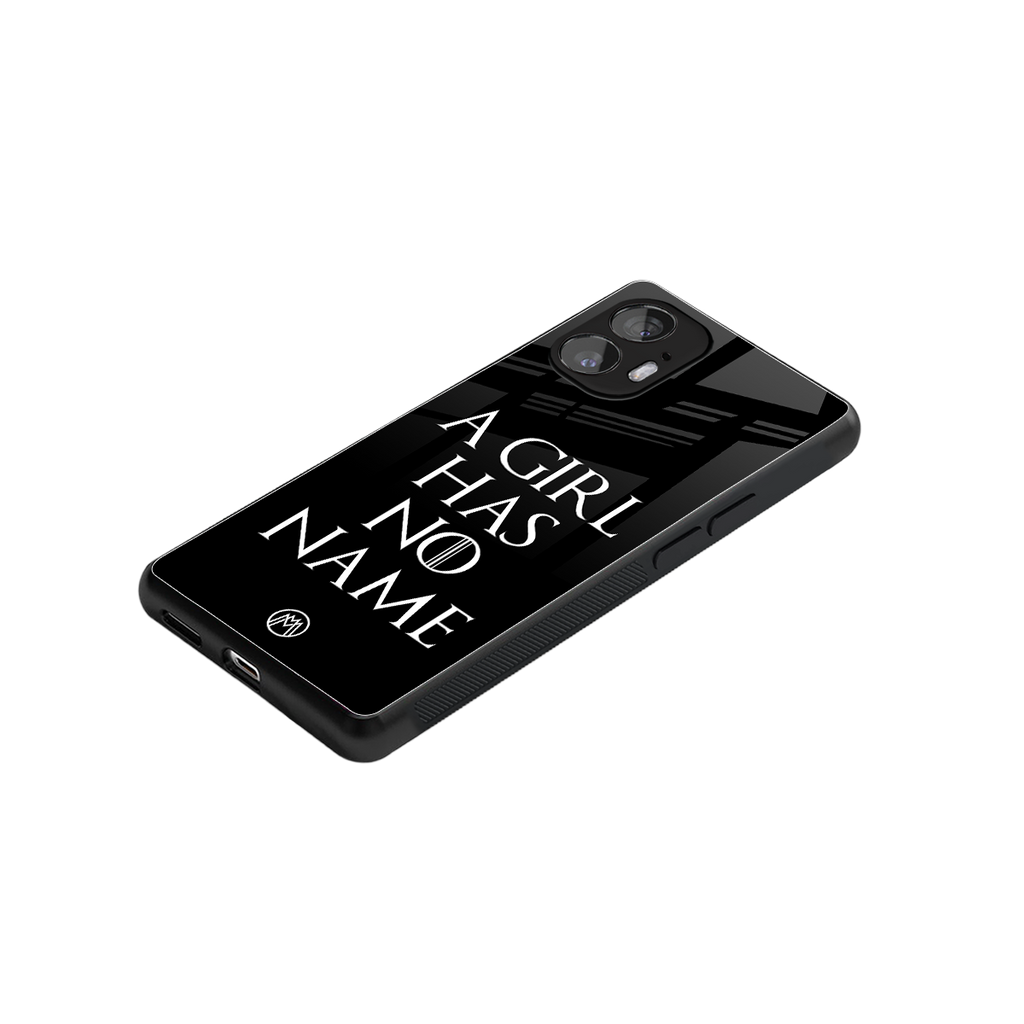 arya stark back phone cover | glass case for nothing phone 2