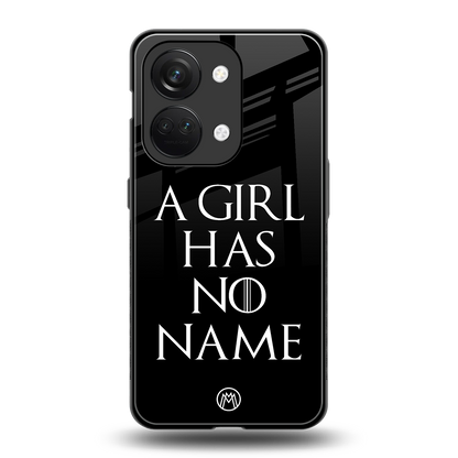 arya stark back phone cover | glass case for oneplus nord 3