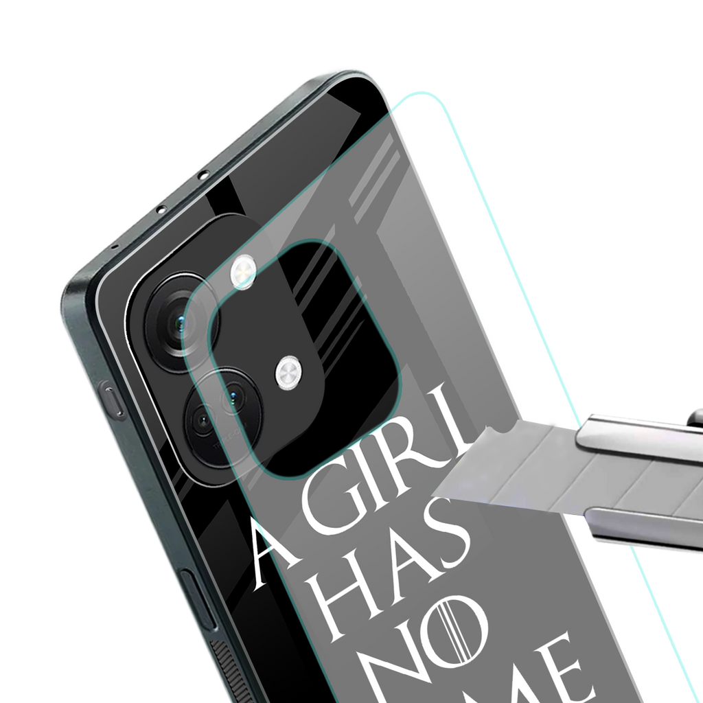 arya stark back phone cover | glass case for oneplus nord 3