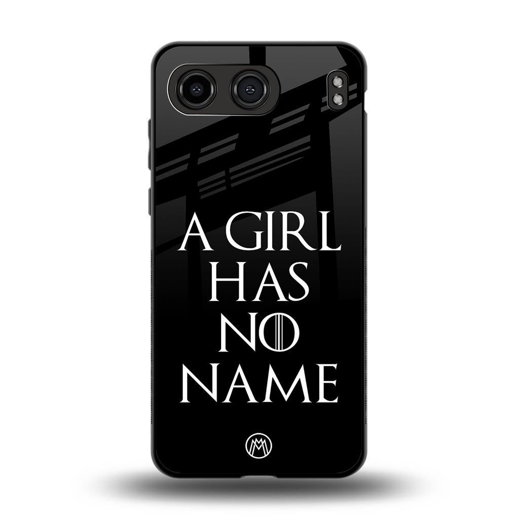 arya stark back phone cover | glass case for oneplus nord 4