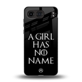 arya stark back phone cover | glass case for oneplus nord 4