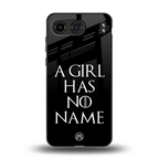 arya stark back phone cover | glass case for oneplus nord 4
